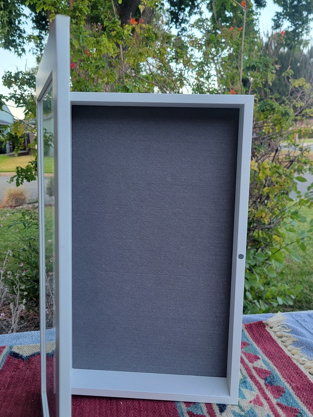 White Rectangular Shadow Box - Picture 2 of 8